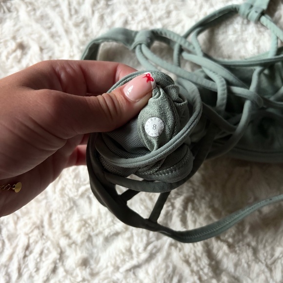 Lululemon Free to Be Bra Wild *Light Support, A/B Cup - Grey Eucalyptus - Picture 5 of 5